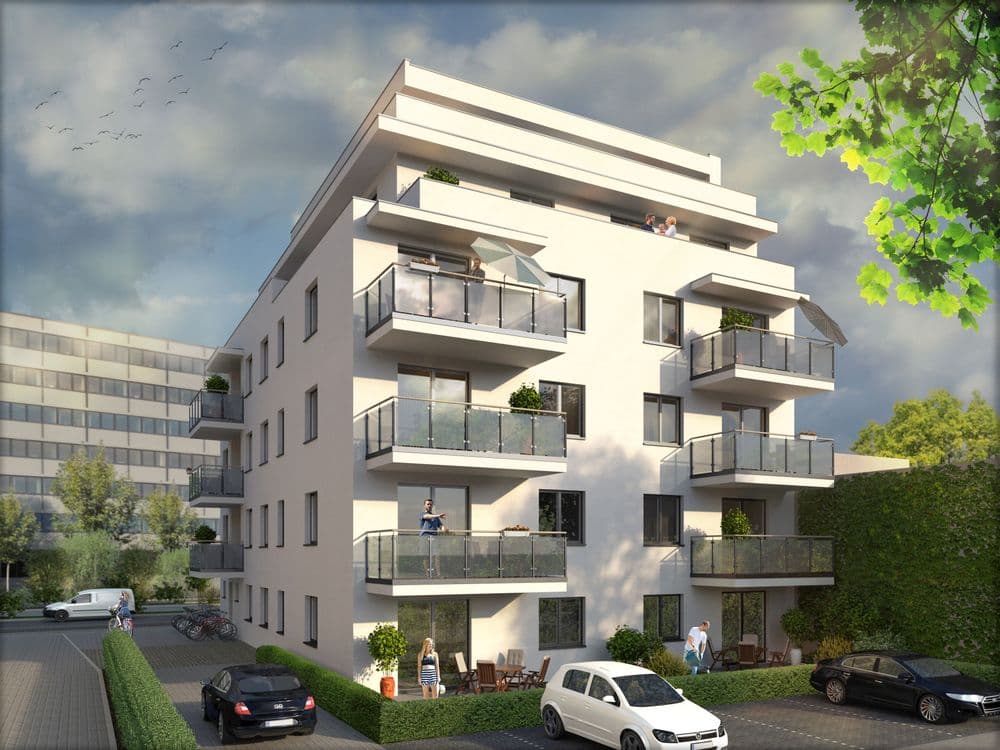 Zentrale 3 Raum Wohnung mit Balkon und Stellplatz - Bild 1