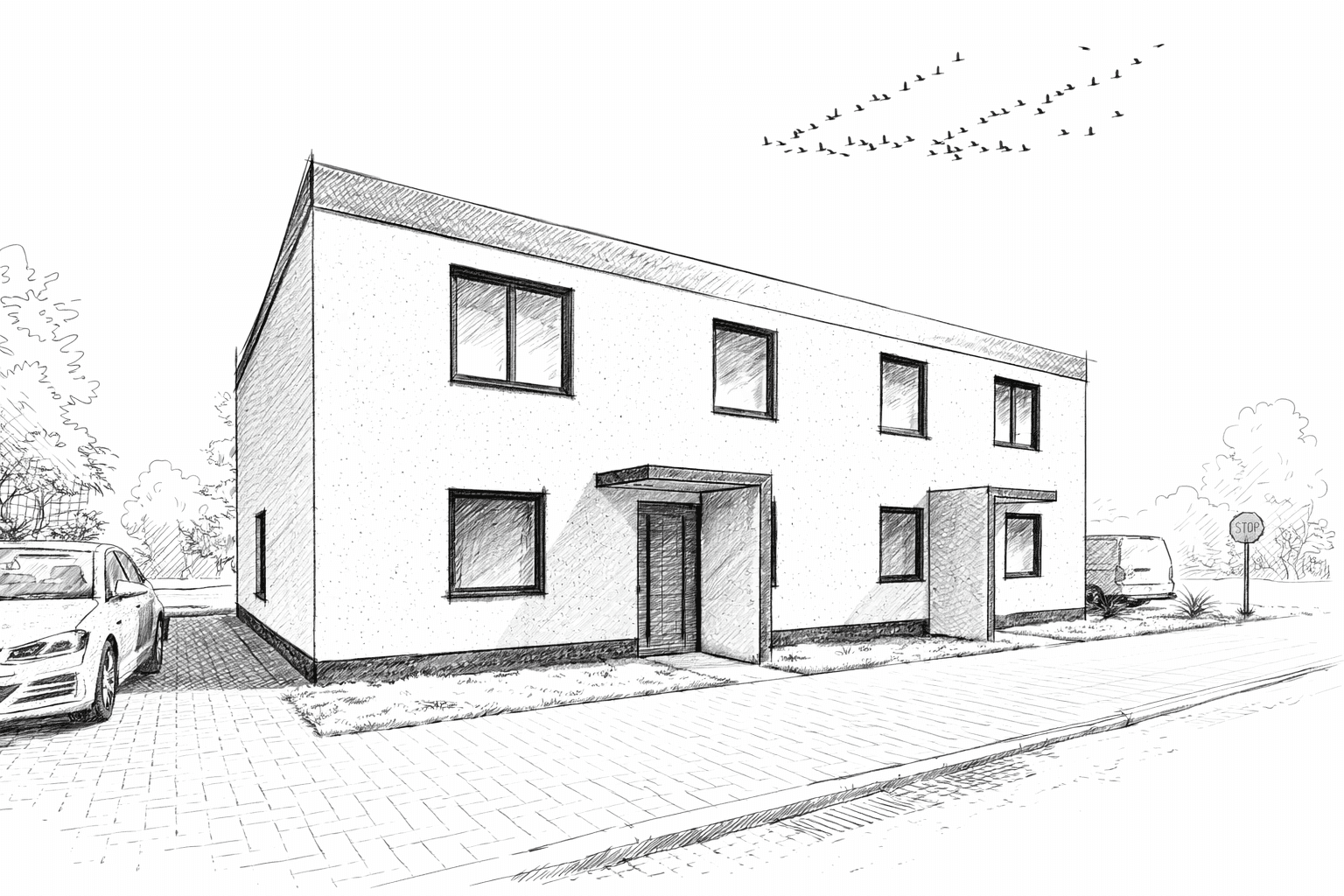 Doppelhaus Am See in Peitz - Bild 1